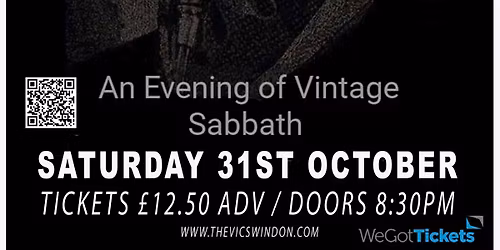 HALLOWEEN with SABBOTAGE - The Black Sabbath Tribute - live at The Vic 