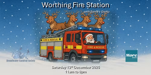 Christmas at Worthing Fire Station with Santa's Grotto