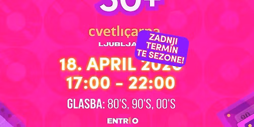 GENERACIJA 30+ \ud83d\udc9c 24.1. \u2605 31.1. \u2605 21.2. \u2605 28.3. \u2605 18.4.