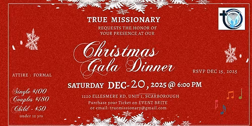 Christmas Gala Dinner