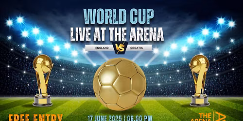 England V Croatia with Live Music From Rob Wheeler + DJ