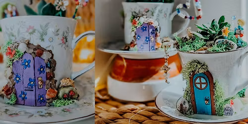 A Little Afternoon of Creativity + Whimsy: Fairy Garden Teacups (Red Wing, MN)
