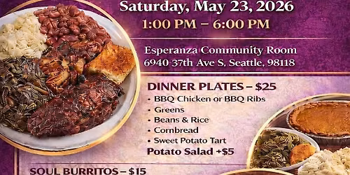 Dreamkeepers of the Diaspora & Sweet Momma Brown's Soul Food Fundraiser