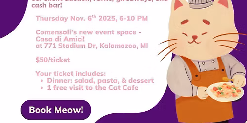 1st Annual SPAYghetti Dinner Fundraiser for KCCR!