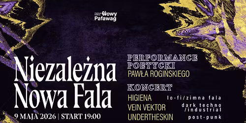 Niezale\u017cna Nowa Fala vol.4: performance Paw\u0142a Rogi\u0144skiego, Higiena, Vein Vektor, Undertheskin