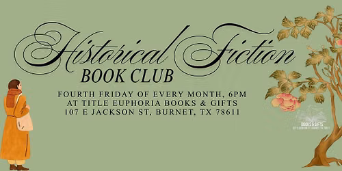 Historical Fiction Book Club at Title Euphoria