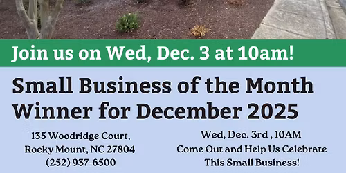 Coldwell Banker Allied Real Estate - Small Business of the Month Presentation for December 2025