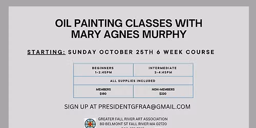 Oil painting 6 week course