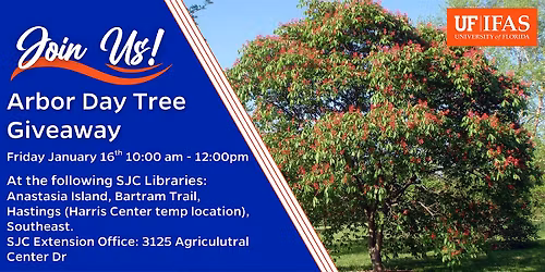 Florida Arbor Day Tree Giveaway (Free!)