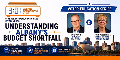 9:01 Voter Education Series - Understanding Albany's Budget Shortfall