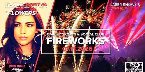 Fireworks 2026 - Oakley Sports & Social Club