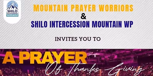 THANKS GIVING PRAYER