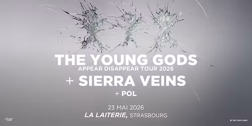THE YOUNG GODS + SIERRA VEINS + POL - La Laiterie - Strasbourg