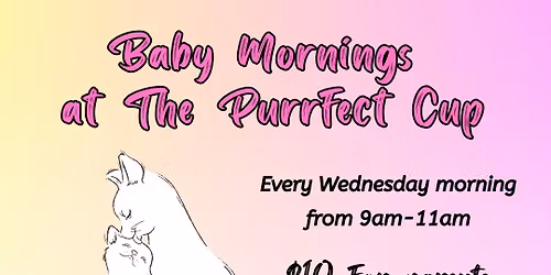 Baby Mornings at The Purrfect Cup
