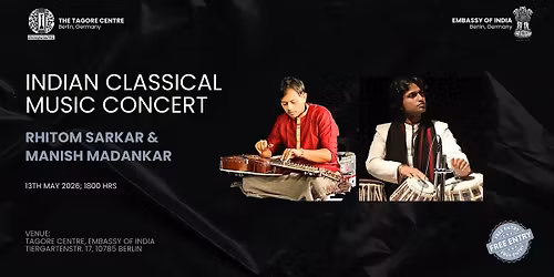 Indian Classical Music Concert by Rhitom Sarkar & Manish Madankar
