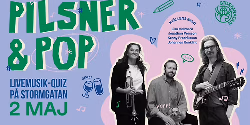 Pilsner & Pop: Vita duken \u2013 quizkv\u00e4ll med liveband!
