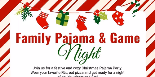 Family PJ and Game Night at PepPub!