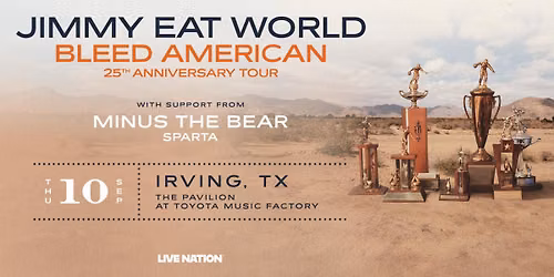 Jimmy Eat World  Minus The Bear & Sparta