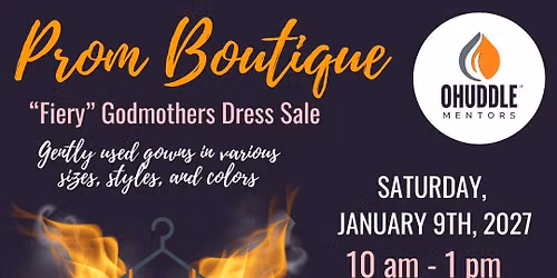 "Fiery" Godmother Prom Dress Sale