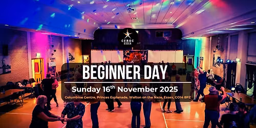 Walton-on-the-Naze Ceroc Beginner Day - Sunday 16th November 2025