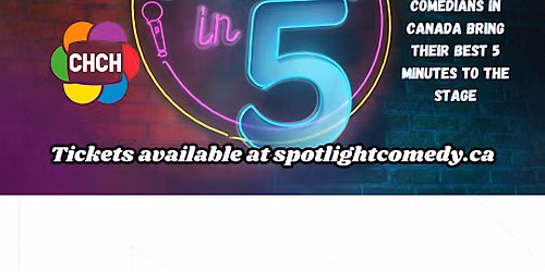 COMEDY IN 5 Live Audience Taping