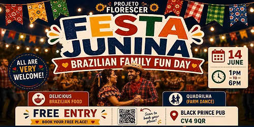 ARRAIAL 2026 BRAZILIAN PARTY FUN DAY.