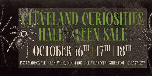 Cleveland Curiosities Halloween Sale
