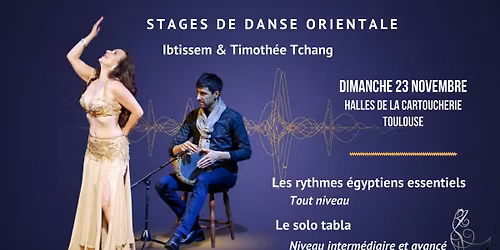 STAGE DE DANSE ORIENTALE : Rythmes et solo tabla avec percussionniste