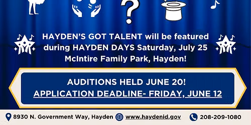Hayden's Got Talent Show
