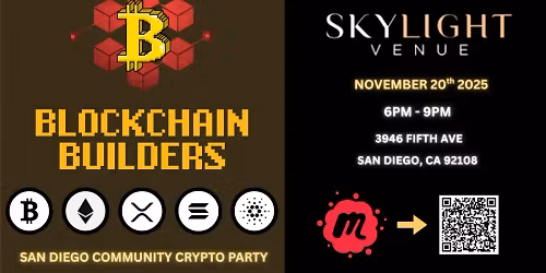 Blockchain Builders: Bull Run Bash! (San Diego Crypto Community Party)