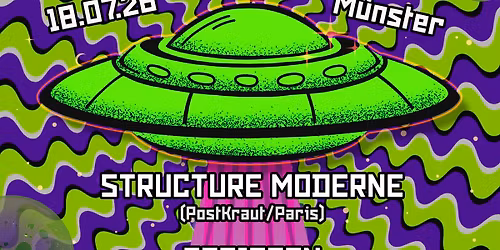 UP IN SPACE #4 DIY Tagesfestival \u2728\ud83d\ude80 M\u00fcnster \ud83c\udfb6 Psychedelic\/ Stoner\/ Post\/ Kraut\/ Rock & Synths