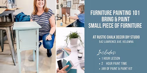 Furniture Painting Workshop \u2013 Hands-On with Fusion Mineral Paint