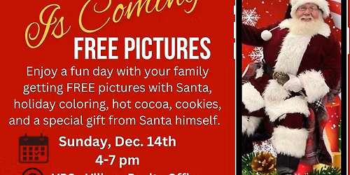 FREE! Santa Pictures Event