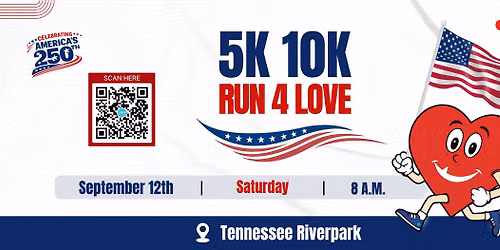 5K 10K Run4Love — Sports & recreation in Tennessee RiverPark · Chattanooga, TN