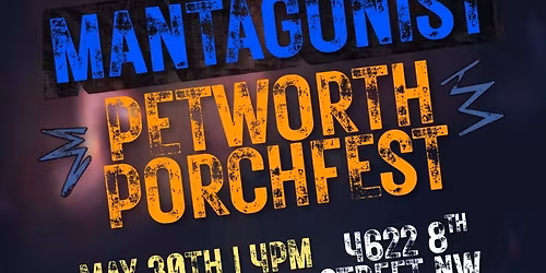 Mantagonist at Petworth Porchfest\/PUNK ROCK PORCH