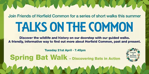 Spring Bat Walk \u2013 Discovering Bats in Action at Horfield Common