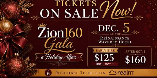 Zion160 Gala: A Holiday Affair