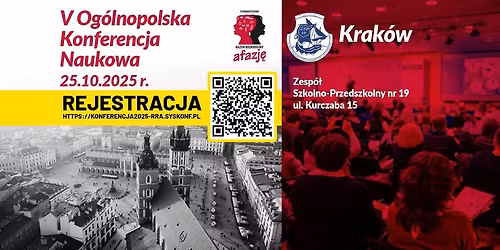 V Konferencja "Afazja rozwojowa - droga przez diagnoz\u0119, terapi\u0119 i edukacj\u0119 ku wyr\u00f3wnaniu szans"