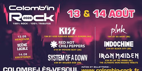 Colomb'in Rock Festival 2026 - Colombe-l\u00e8s-Vesoul - Haute Saone 
