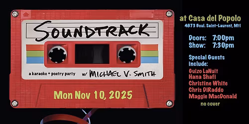 Soundtrack launch in Montreal