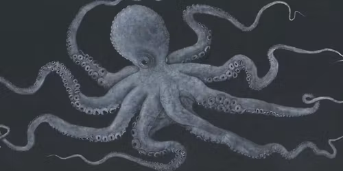 GYOTAKU MASTER CLASS ~ Octopus and the wild and finny creatures they share the oceans.