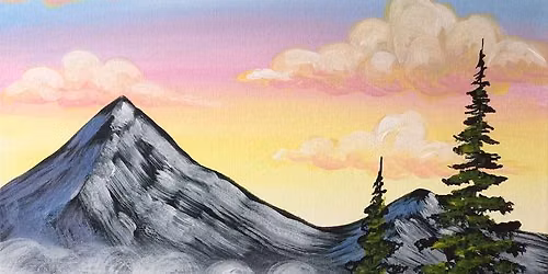 \ud83c\udf04\ud83c\udfa8 Paint & Sip: Peaceful Peak \ud83c\udf77\u2728