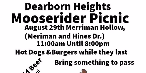 Annual Moose Rider Picnic -Dearborn Heights