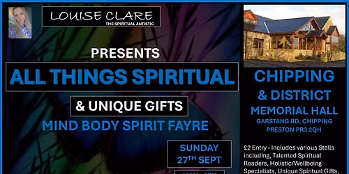 Louise Clare - All Things Spiritual & Unique Gifts Mind, Body, Spirit, Fayre