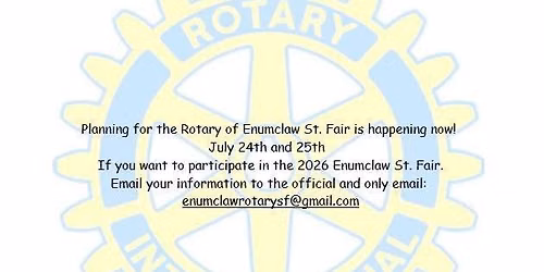 Rotary street fair