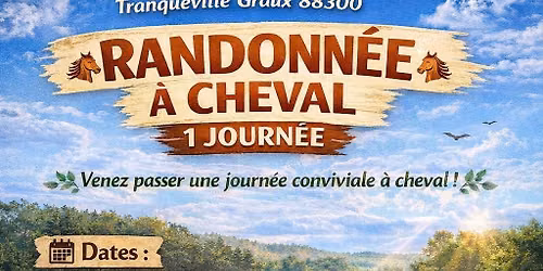 \ud83d\udc0e Randonn\u00e9es \u00e0 cheval \u2013 1 journ\u00e9e