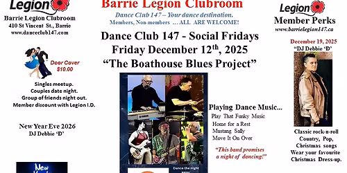 Barrie Legion - The Boathouse Blues Project
