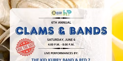 Clams & Bands - Concert and Clambake in the Park with the Hilton Rotary Club
