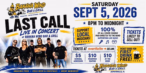 LIVE IN CONCERT - LAST CALL