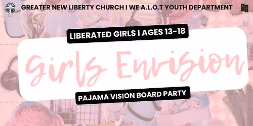 Girls Envision: PJs Vision Board Party